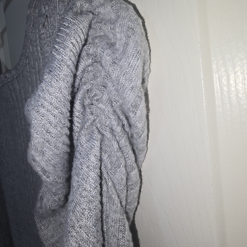 Absolutely Famous Gray Long Sleeve Dress - Picture 3 of 5